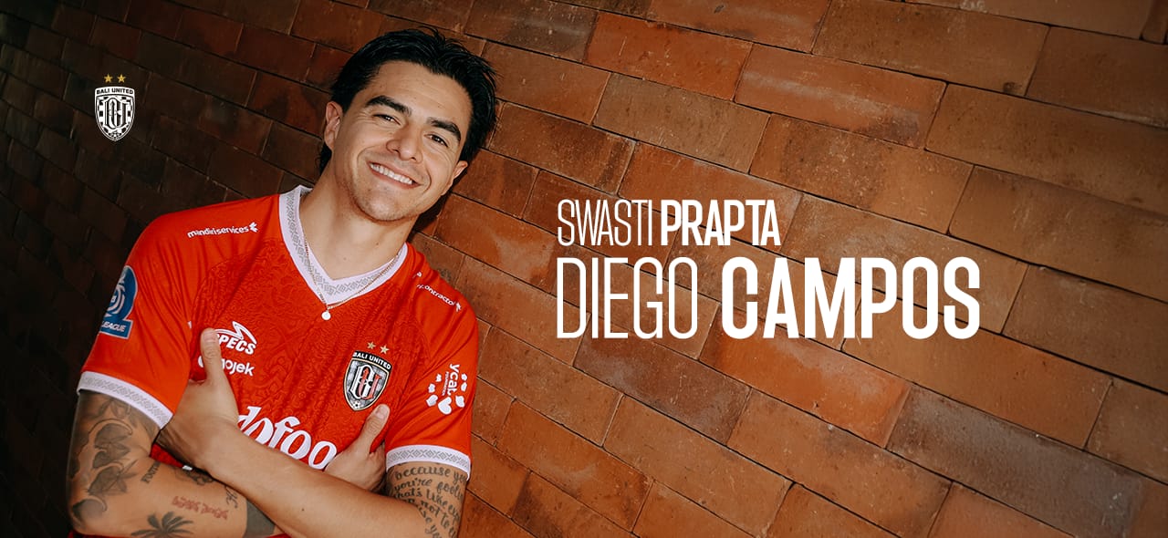 Pemain baru Bali United Diego Campos.