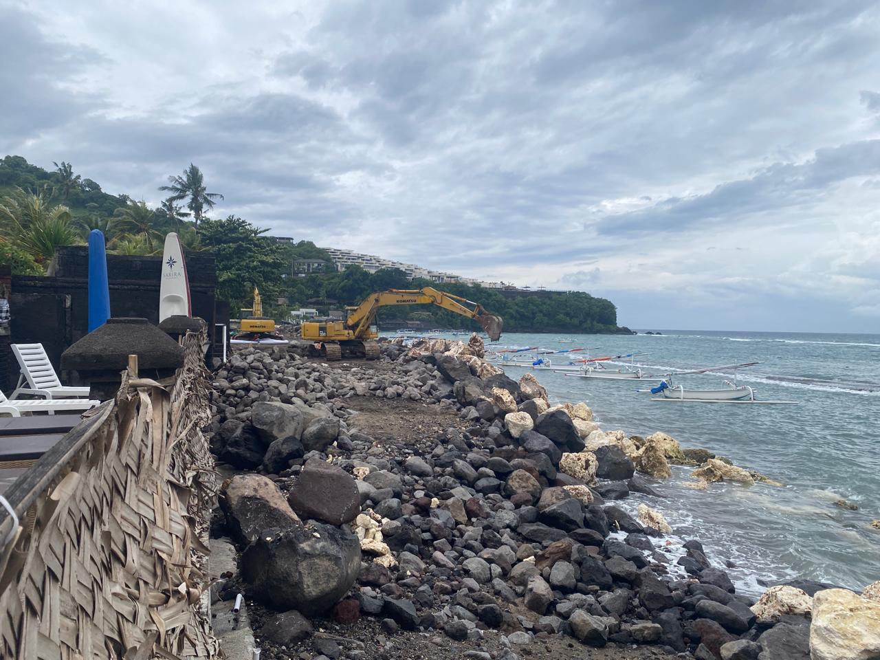 Penataan kawasan Pantai Candidasa, Desa Bugbug, Karangasem