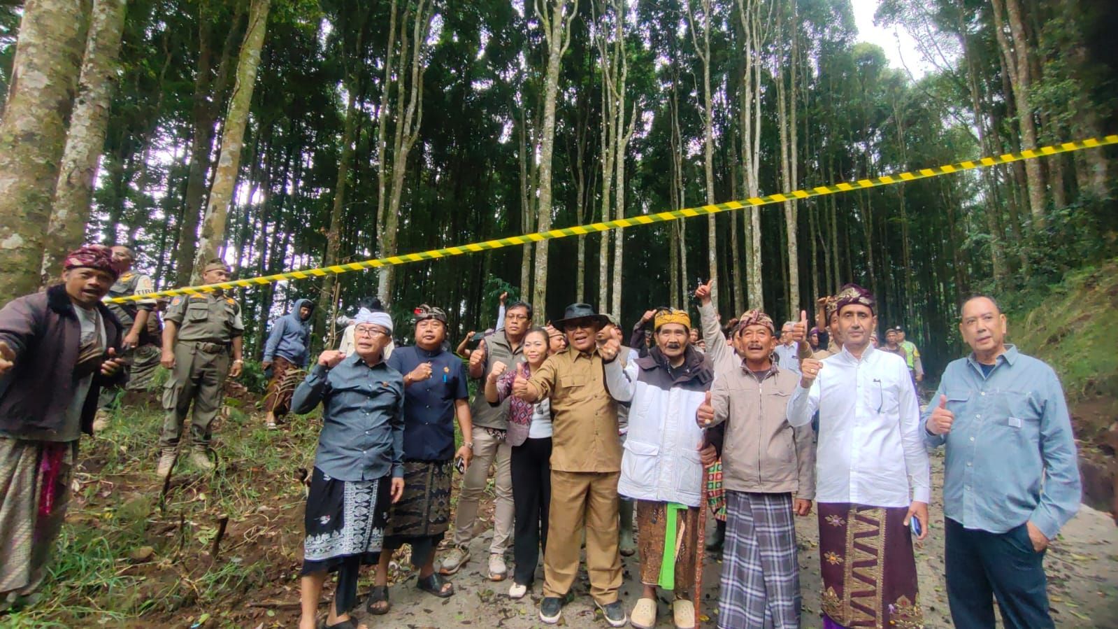 Penyegelan beberapa bangunan di Bali Handara oleh Pansus TRAP DPRD Bali, Kamis (22/1/2026).