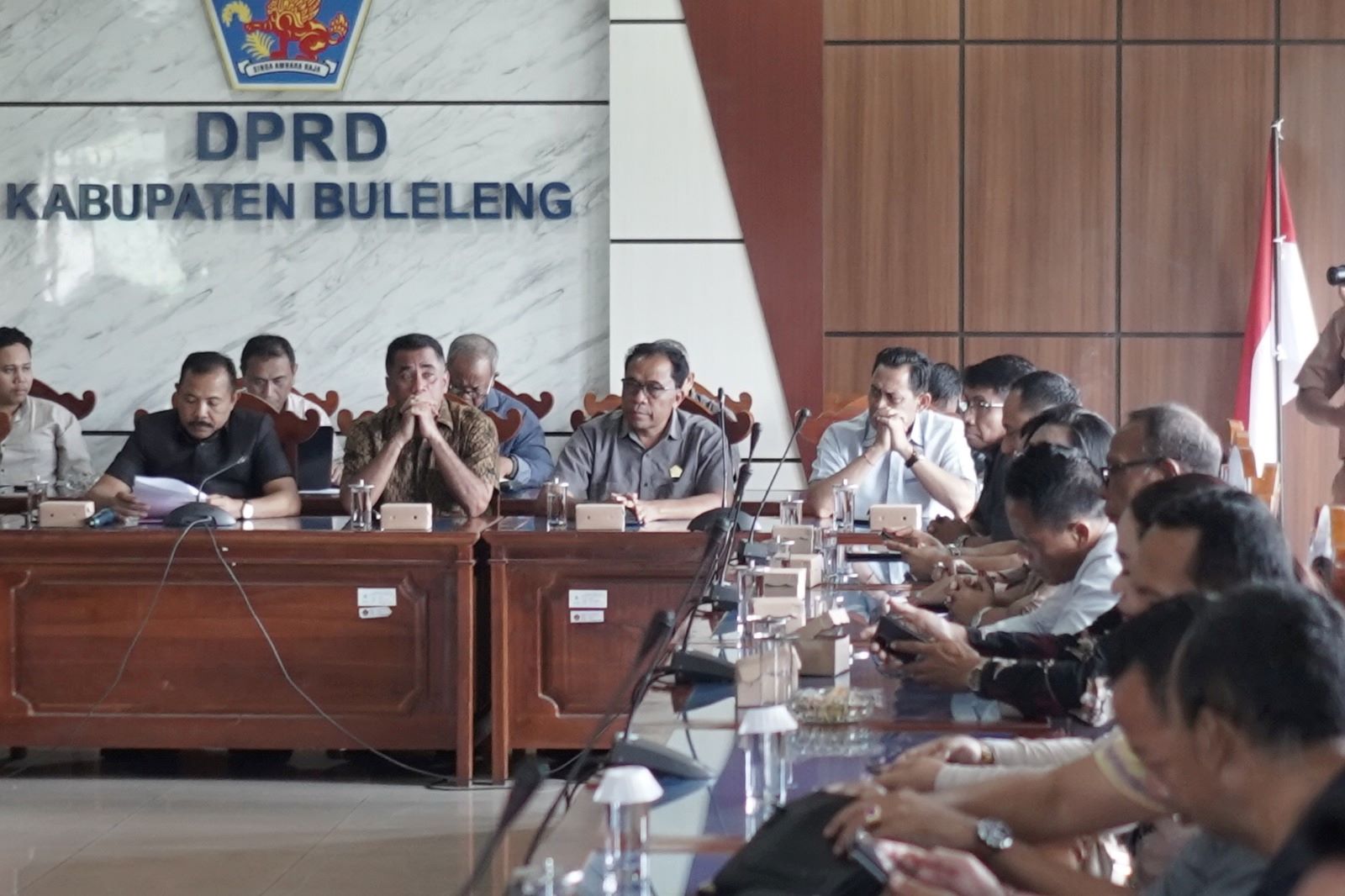 Rapat koordinasi mekanisme penyaluran bantuan sosial (bansos).