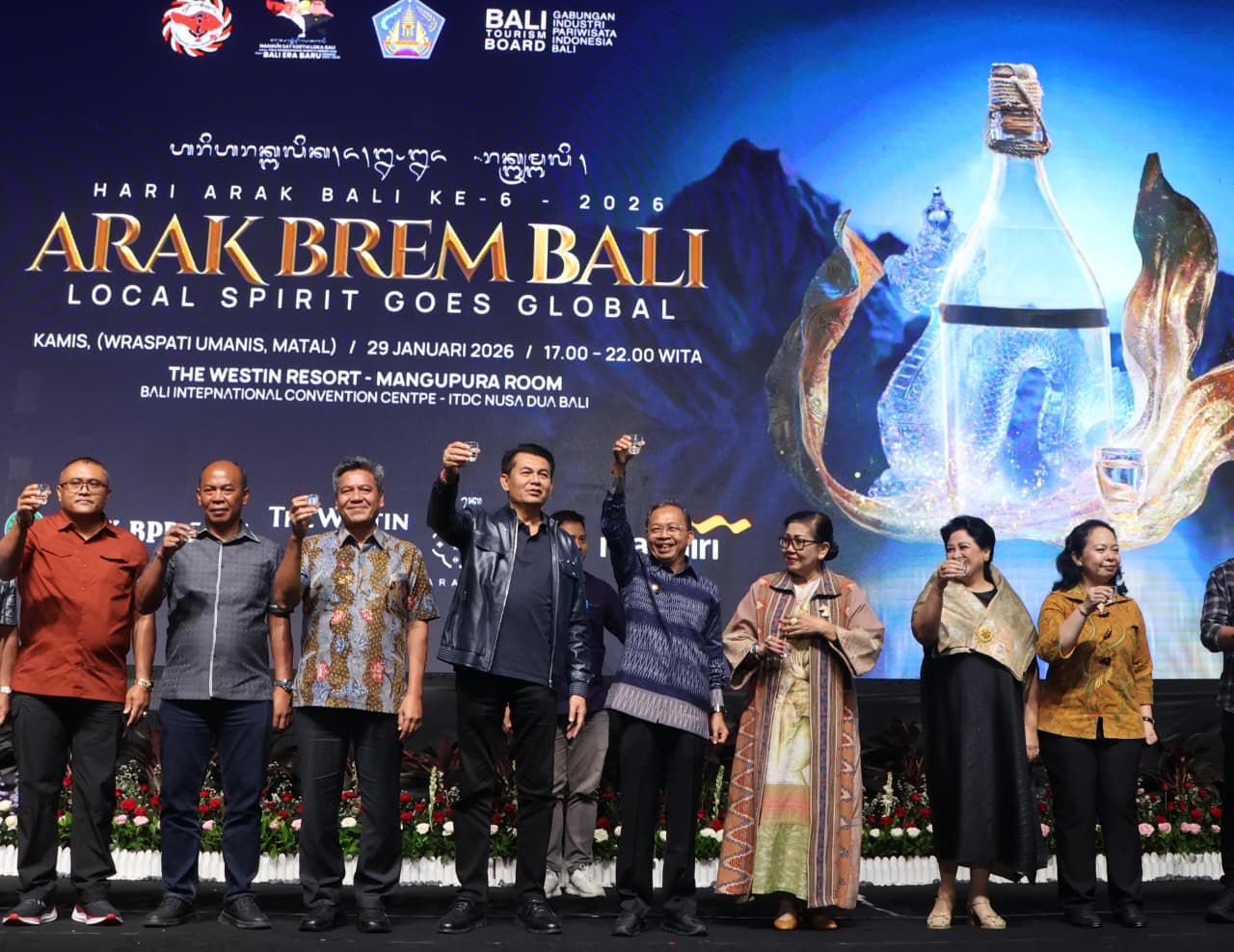 JANJI: Peringatan Hari Arak Bali ke-6 Tahun 2026 yang digelar di The Westin Resort, Nusa Dua, Badung, Kamis (29/1)