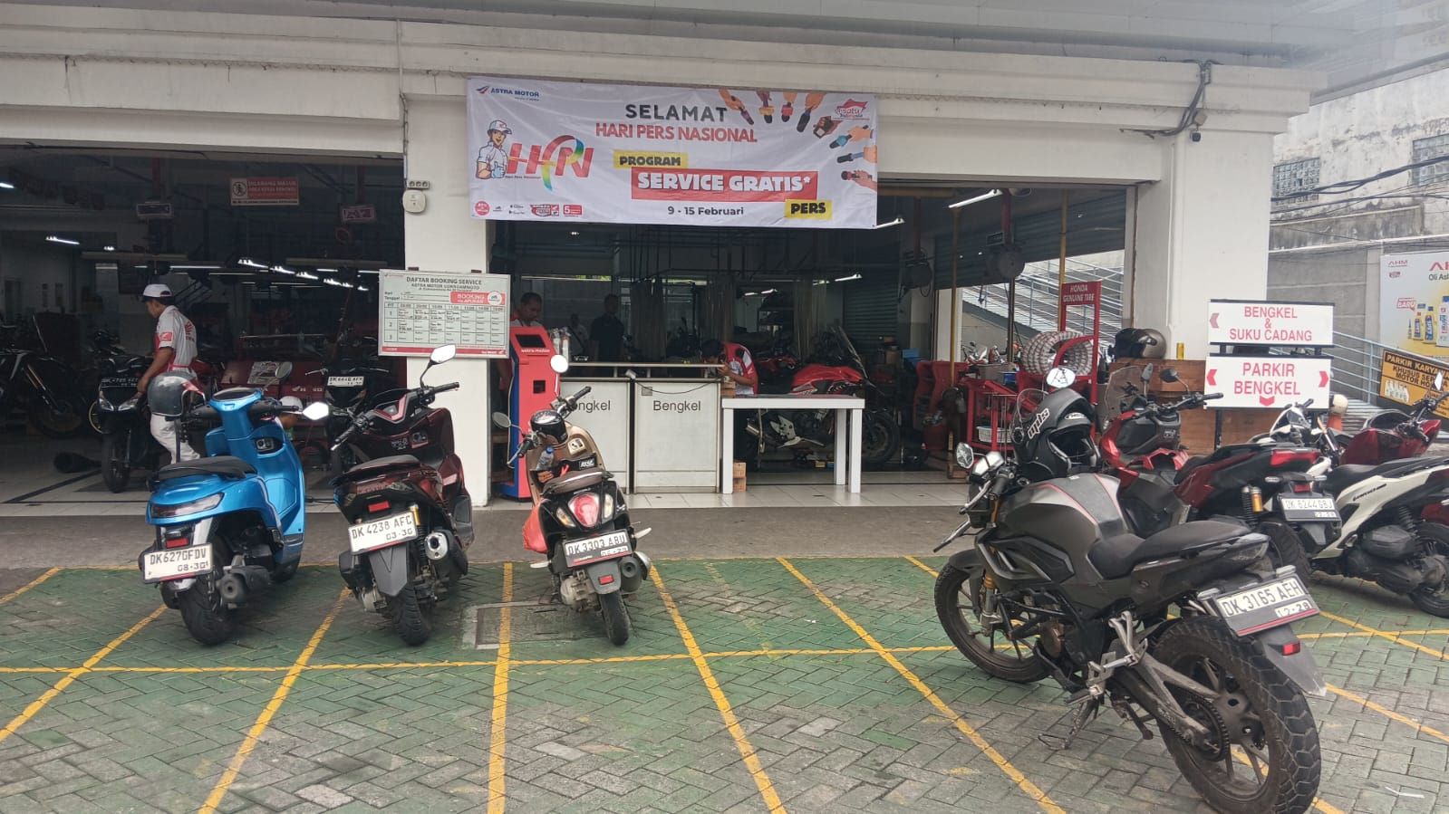 Astra Motor Bali hadirkan apresiasi spesial HPN 2026 lewat program perawatan motor gratis untuk insan pers.