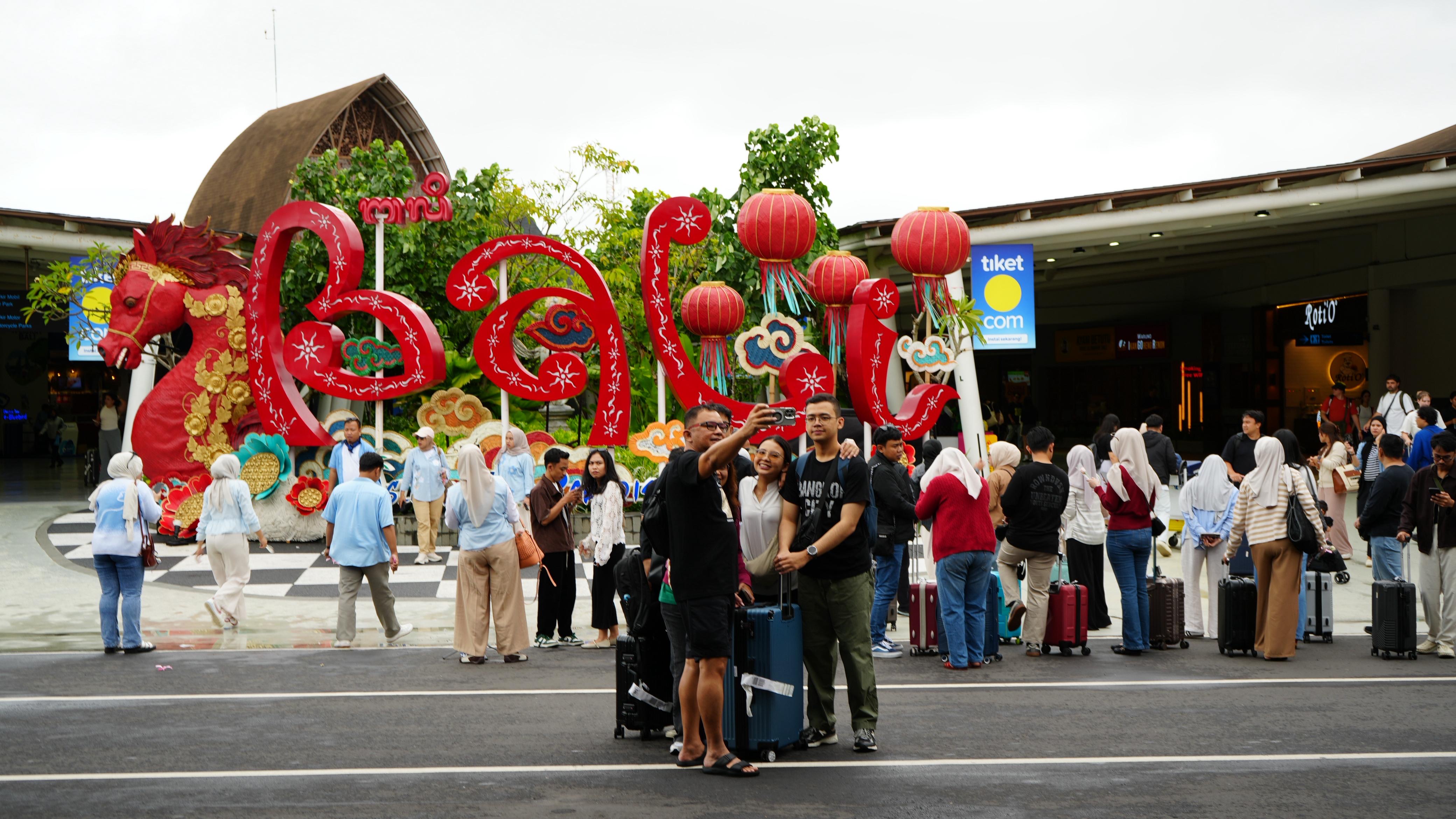 TRAFIK: Situasi di Bandara Internasional I Gusti Ngurah Rai Bali