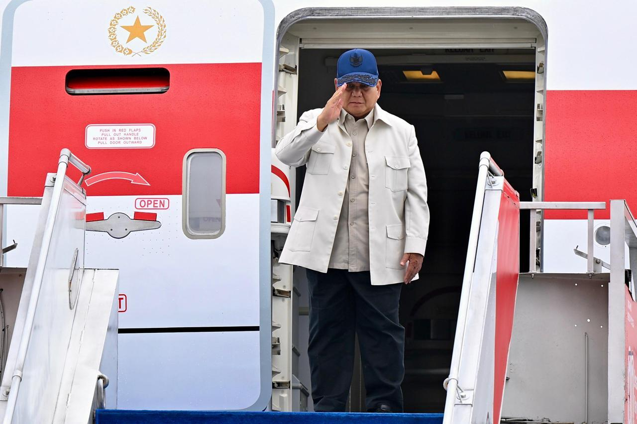 Prabowo Bertolak ke Washington DC