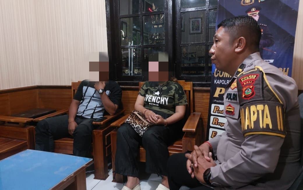 Seorang kurir melaporkan tindakan pengancaman yang dilakukan warga dengan menodongkan senjata angin.
