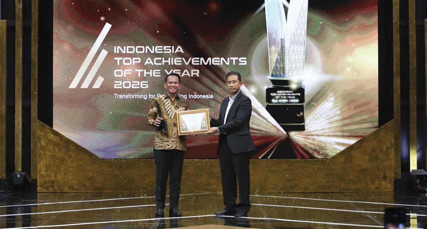 Bank BPD Bali meraih penghargaan bergengsi Excellence in MSME Financial Inclusion and Empowerment 2026 dalam ajang Indonesia Top Achievements of the Year (ITAY) 2026 yang digelar di Grand Studio Metro