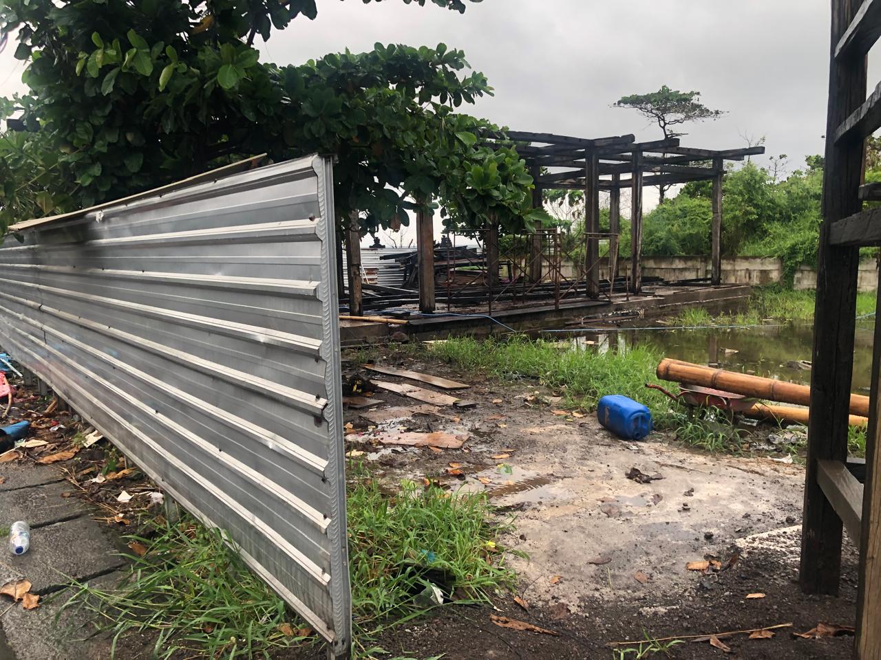 Objek lahan di Canggu yang dilaporkan alami dugaan penyerobotan. (Bali Express/Istimewa)