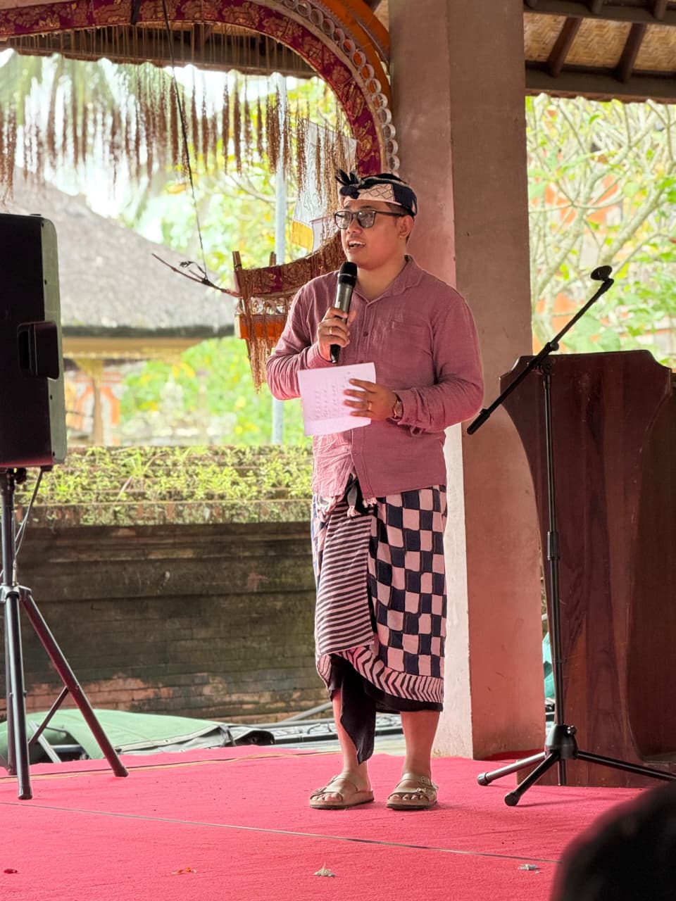 KOORDINATOR : Koordinator Penyuluh Bahasa Bali Provinsi Bali, I Wayan Suarmaja.