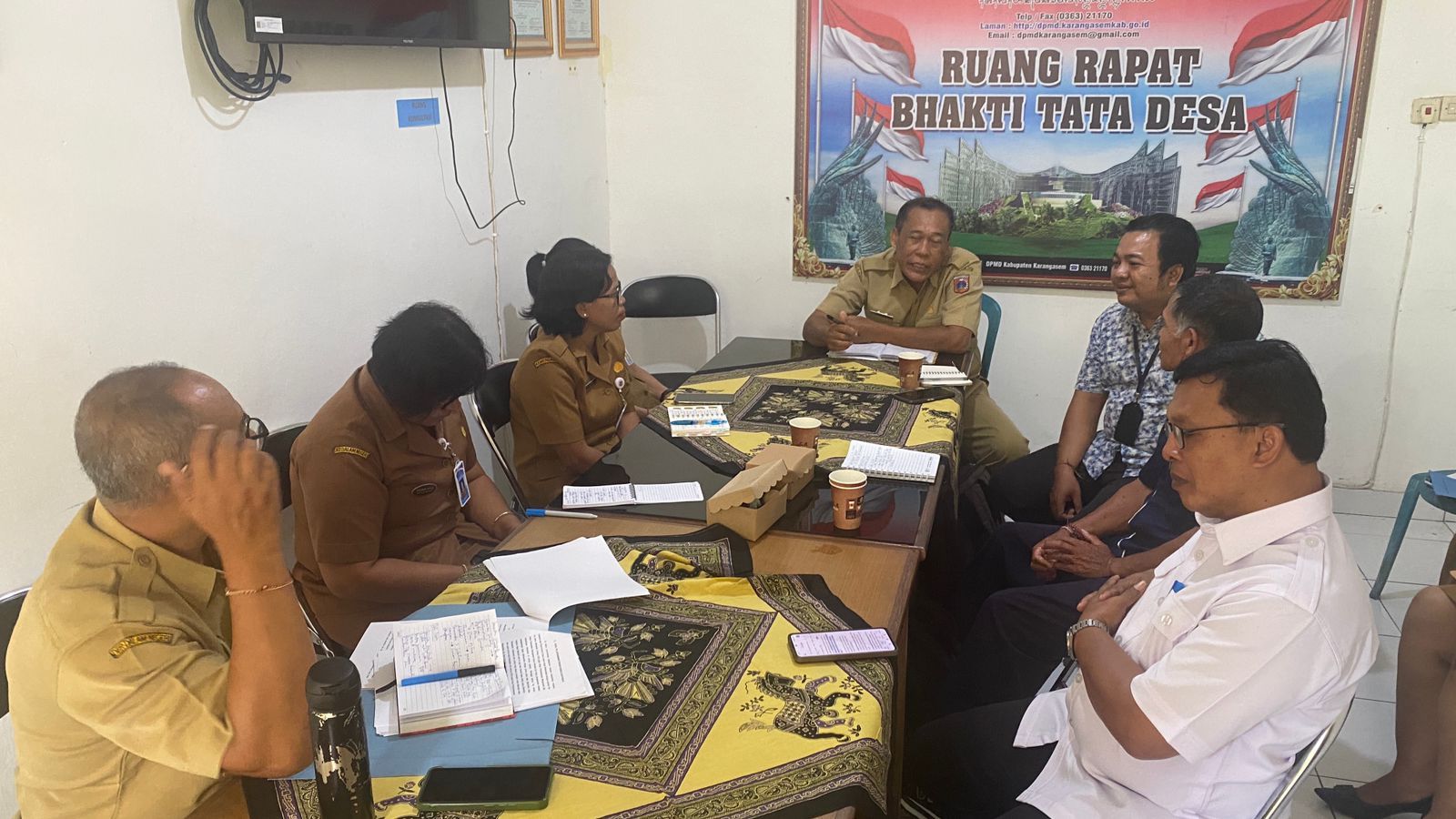 Forum Konsultasi Publik (FKP) digelar Dinas Pemberdayaan Masyarakat dan Desa (PMD) Karangasem membahas potensi desa, Senin (9/3/2026).