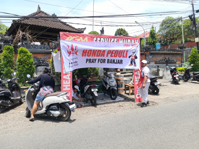 Astra Motor Bali Gelar Layanan Servis Gratis Korban Banjir Singaraja