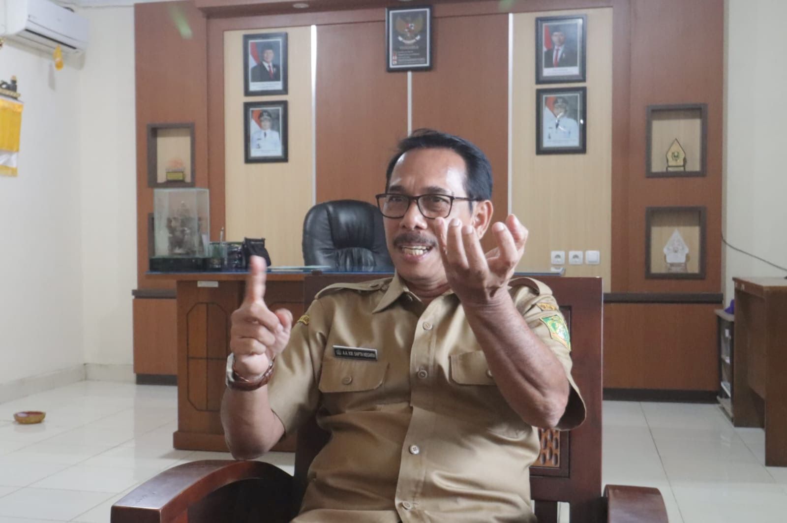 Kepala Dinas Pariwisata dan Kebudayaan Jembrana Anak Agung Komang Sapta Negara.