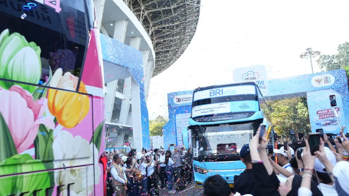 BRI Berangkatkan 12.352 Pemudik dengan 238 Bus 