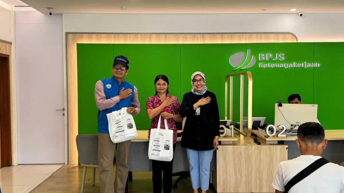 BPJS : BPJS Ketenagakerjaan kolaborasi dengan BPJS Kesehatan.