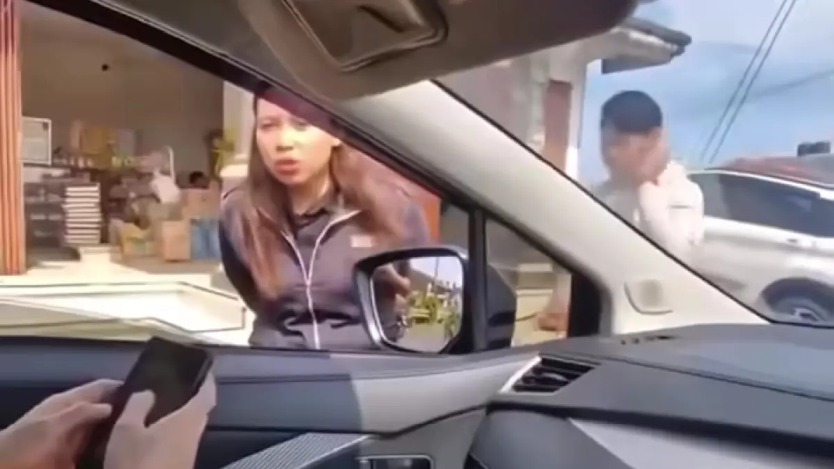 Pemungutan retribusi di DTW Kintamani menjadi perbincangan di media sosial (screenshot video)