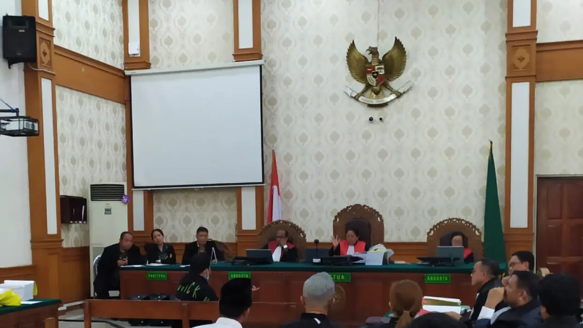 Sidang kasus TPPO di Pengadilan Negeri Denpasar. (Bali Express/Istimewa).