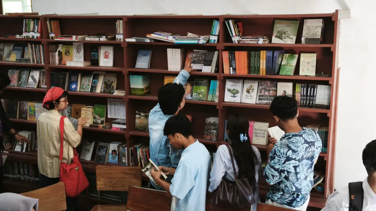 Perpustakaan Komunitas Mahima di Buleleng sudah resmi dibuka untuk umum. 