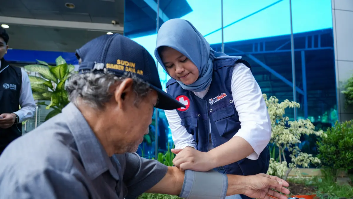 BRI Peduli menghadirkan layanan pemeriksaan kesehatan gratis bagi 9.500 warga di berbagai wilayah di Indonesia. (Ist)