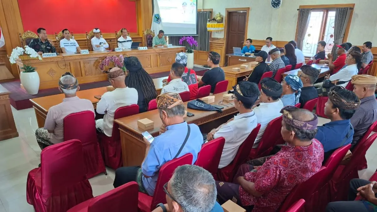 Sosialisasi penataan taman Desa Sangeh dan sentra kompos yang berlokasi di bekas Balai Benih Ikan (BBI) Desa Sangeh. (Ist)
