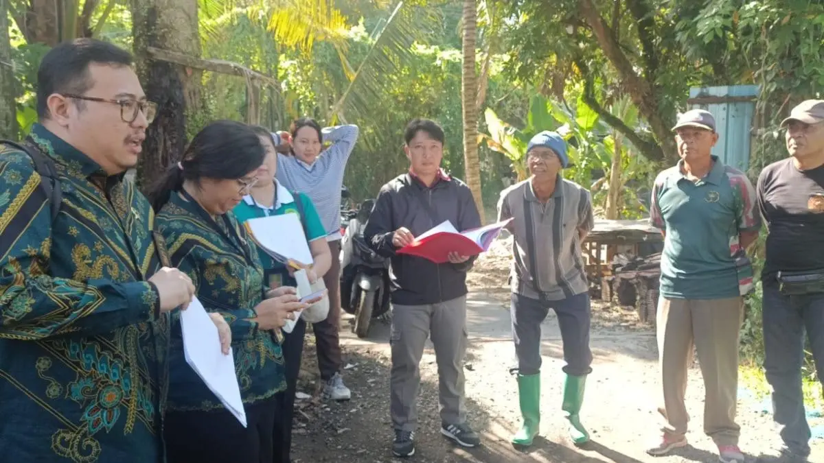 Pengadilan Negeri Semarapura melaksanakan kegiatan pemeriksaan setempat (PS) sebagai bagian dari proses penanganan perkara pertanahan yang berlokasi di Desa Tusan, Kecamatan Banjarangkan, Kabupaten Klungkung