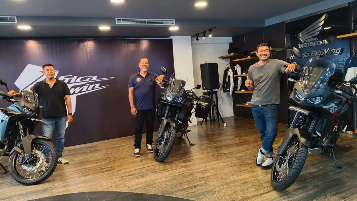 Tiga unit CRF1100L Africa Twin terbaru siap temani pelanggan touring. (Ist)