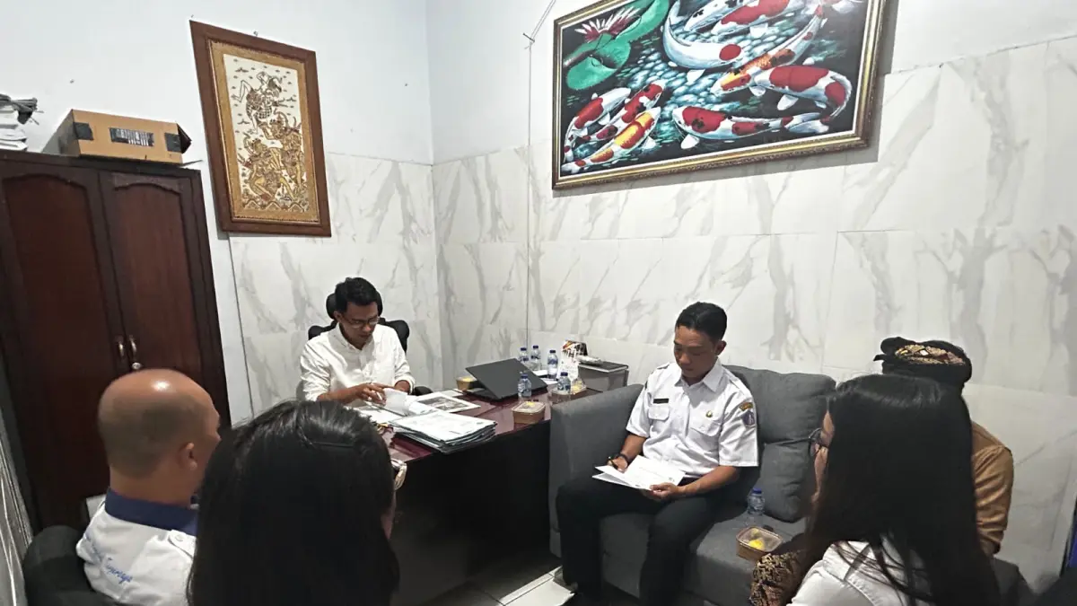 Kantor Pertanahan Klungkung Terima Kunjungan Dinas Pekerjaan Umum dan Penataan Ruang