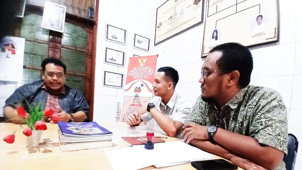 Asisten PIC Penerimaan Laporan Masyarakat KY Bali, Ragil Armando terkait pelaporan ke KY atas Putusan PN Denpasar oleh kuasa hukum Joko Sugianto