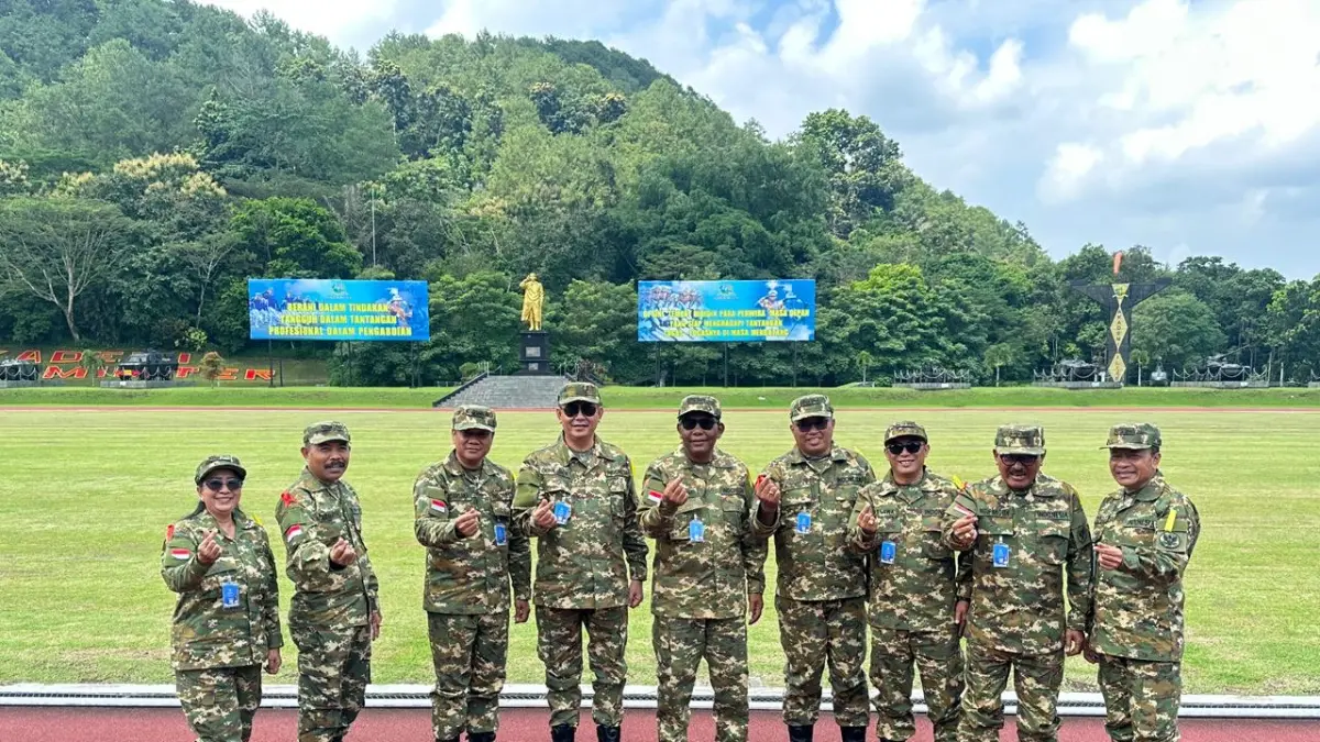 Ketua DPRD Badung, I Gusti Agung Gumanti saat mengikuti retret kepemimpinan yang diselenggarakan Lemhannas di Akademi Militer, beberapa hari lalu. (Humas DPRD Badung)