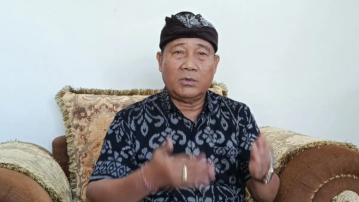  Bendesa Adat Beraban, I Ketut Sujana. (Kusuma Yoni/Bali Express)
