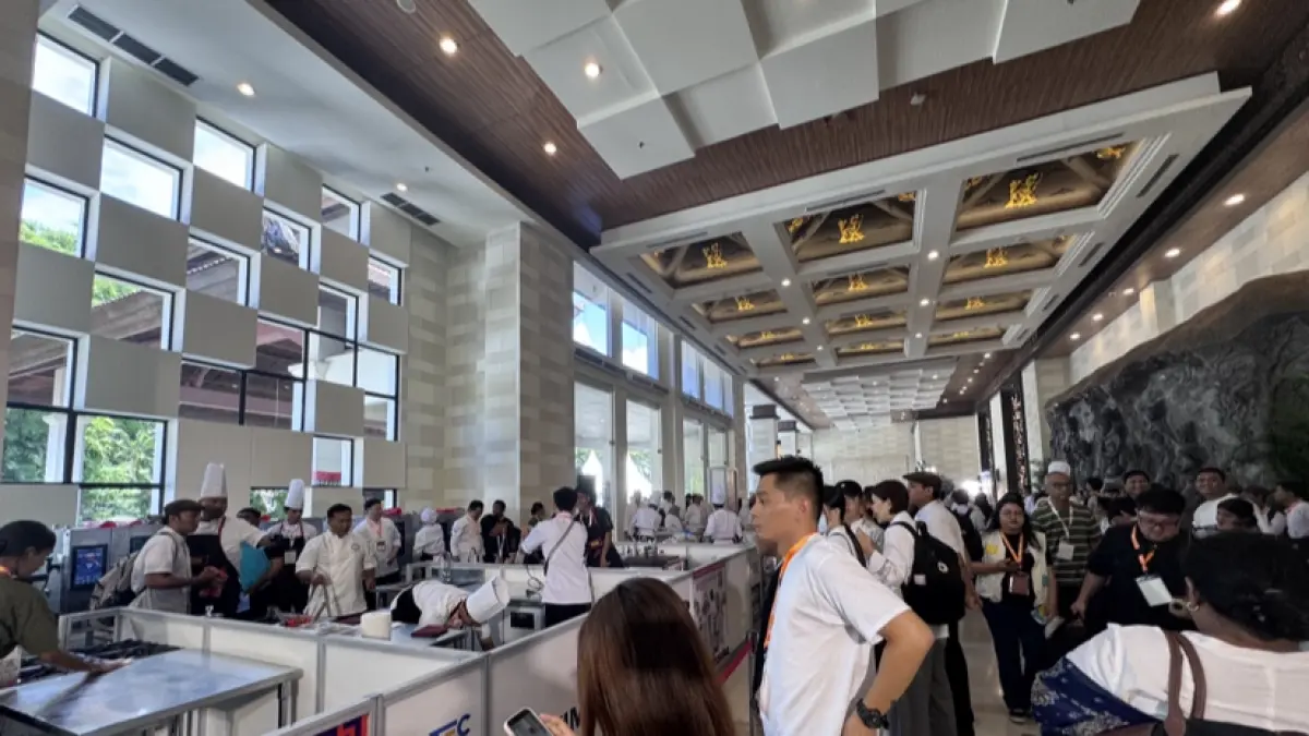 PAMERAN:&nbsp;Food, Hotel & Tourism Bali (FHTB) 2026, resmi dibuka di Bali Nusa Dua Convention Center (BNDCC), Selasa (28/4).