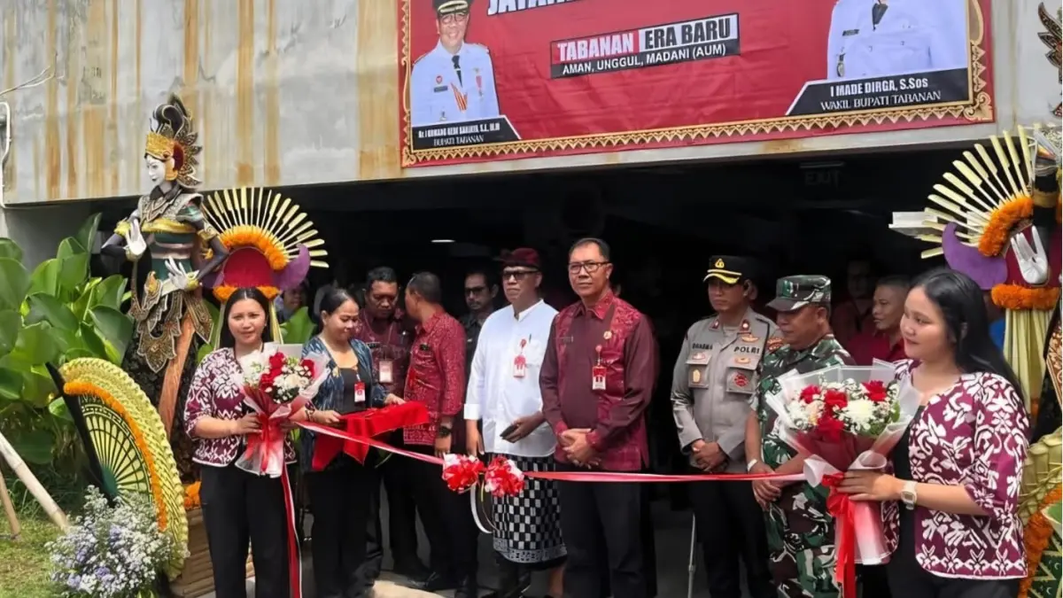 Peresmian gedung parkir Jayaning Singasana yang berlokasi di Jalan Diponegoro, Tabanan, Rabu (29/4/2026). (Ist)