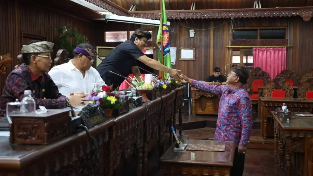 DPRD Klungkung melaksanakan Sidang Paripurna, Kamis (7/5/2026). (Ist)