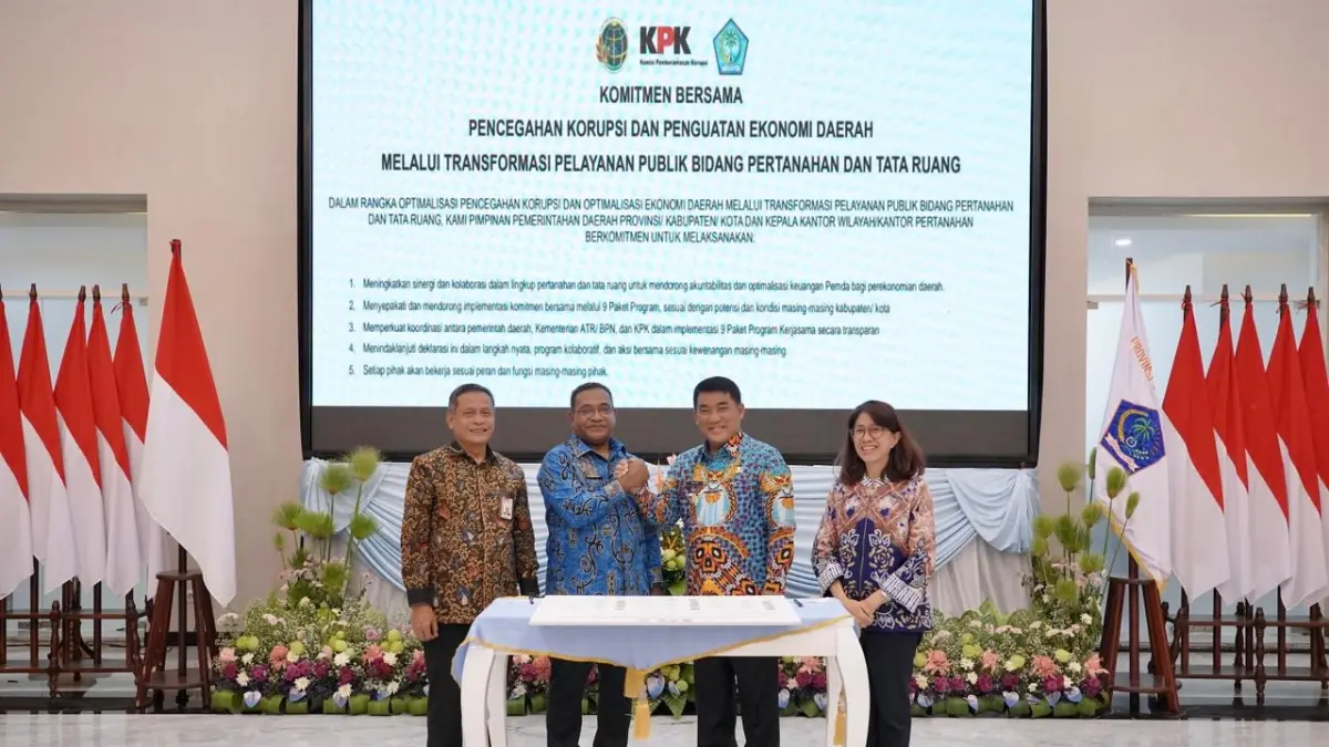 Kementerian ATR/BPN dan KPK Jadikan Sulut Lokasi Percontohan Transformasi Pelayanan Publik di Bidang Pertanahan