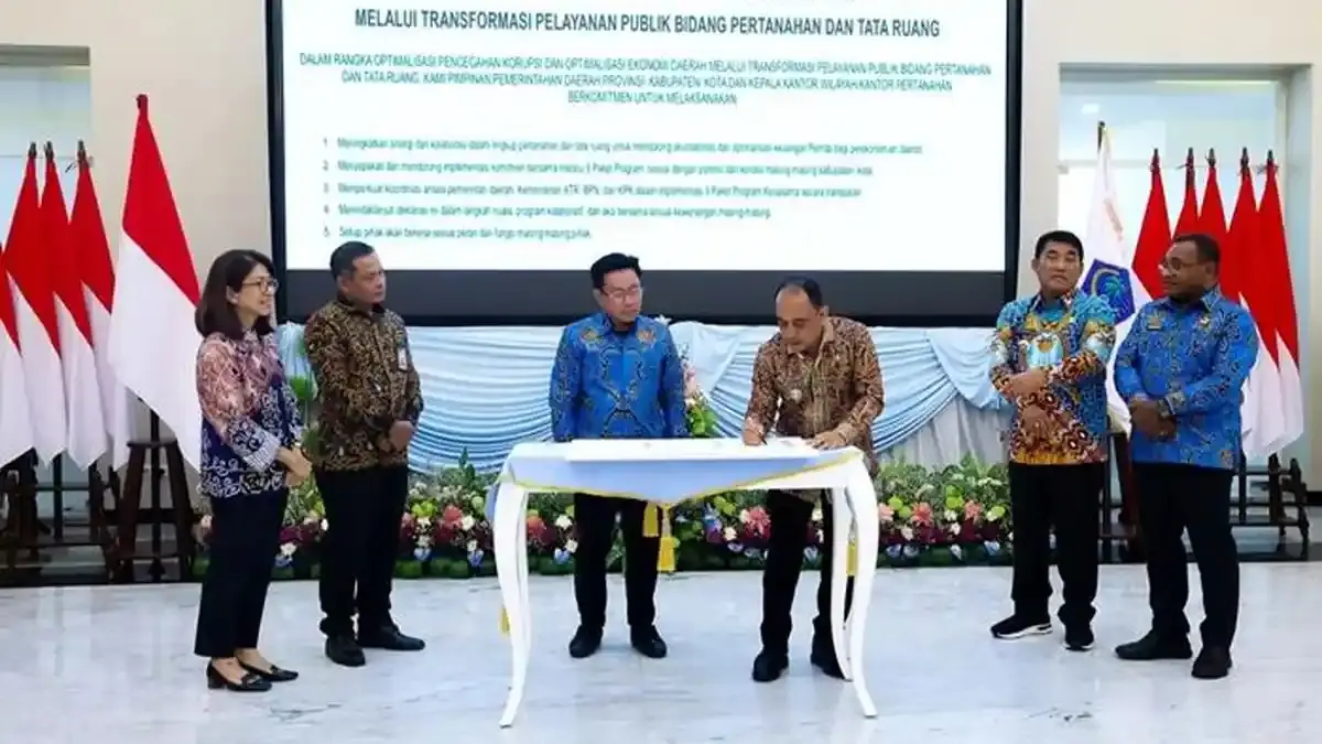 Bupati Bolaang Mongondow, Sulawesi Utara, Yusra Alhabsyi, menghadiri Rapat Koordinasi (Rakor) Optimalisasi Kerja Sama antara KPK dengan pemerintah daerah se-Provinsi Sulawesi Utara (Sulut) di Wisma Negara Bumi Beringin, Kota Manado, Selasa (12/05/2026)