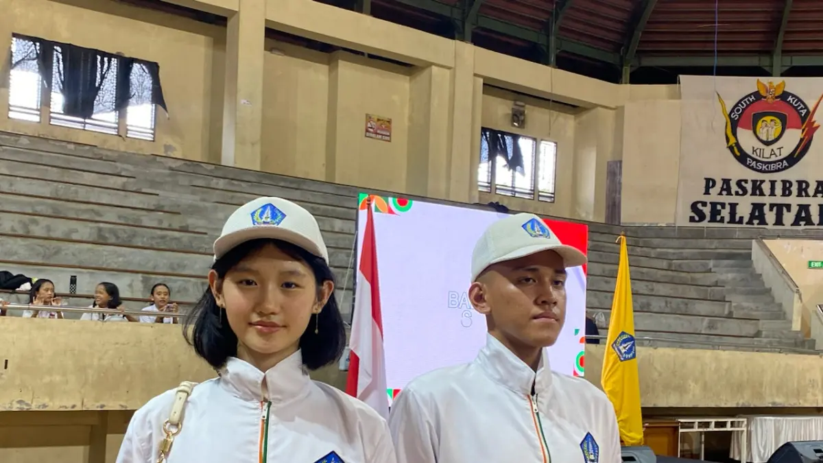Vadeline Angelia dan I Made Dwi Satya Kurniawan. (Resa Kertawedangga/Bali Express)