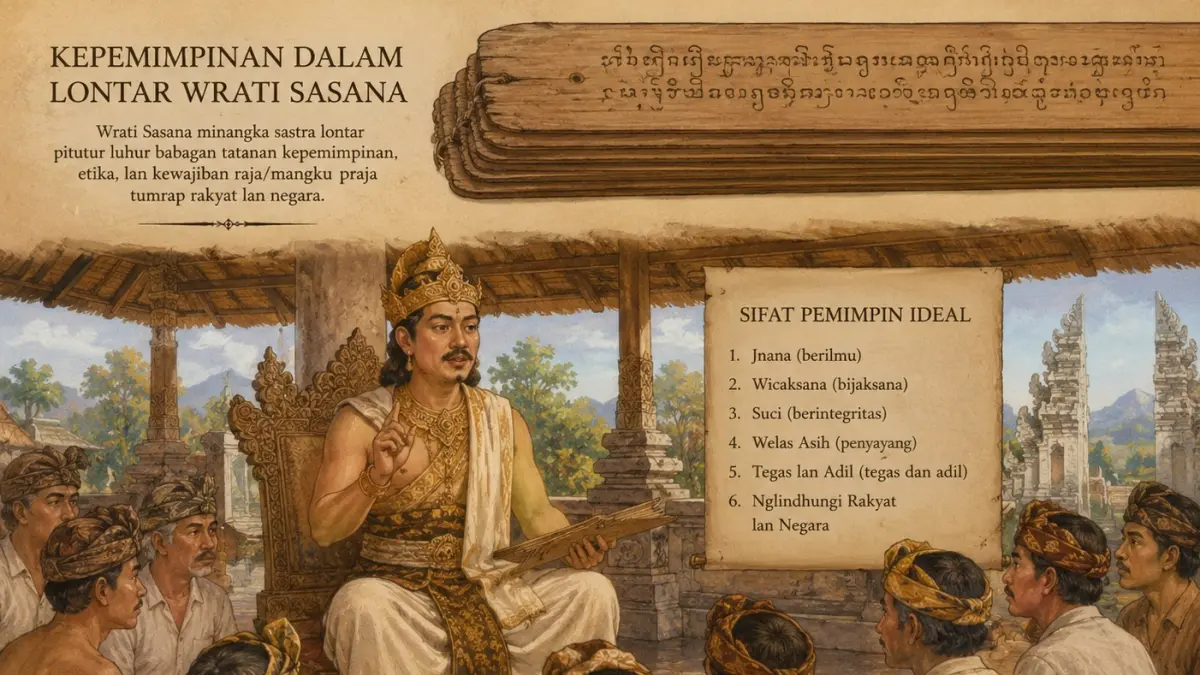 Ilustrasi Kepemimpinan dalam Lontar Wrati Sasana