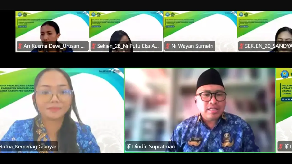 WEBINAR : Pelatihan penggiat P4GN secara webinar dari BNN RI.