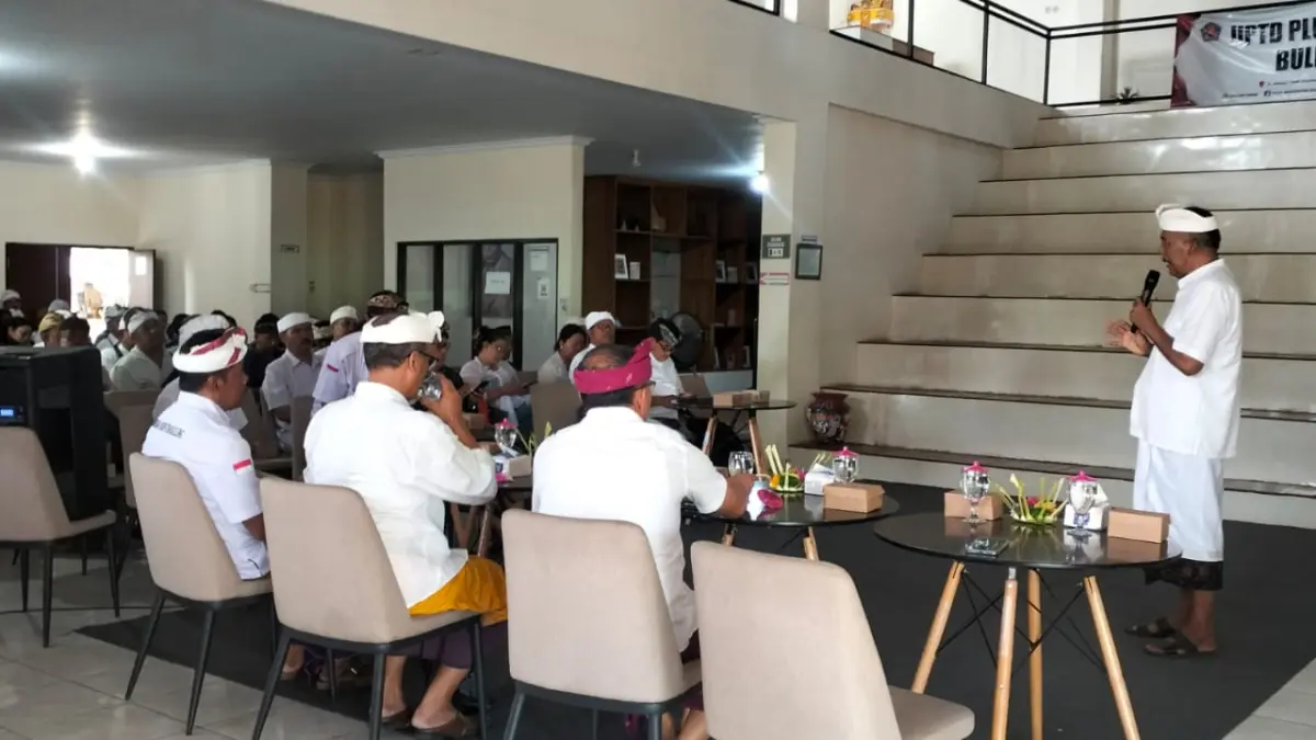 Pertemuan sekaligus penandatanganan kerja sama pengurus KDKMP se-Bali yang berlangsung di Gedung Pusat Layanan Usaha Terpadu (PLUT) Singaraja.