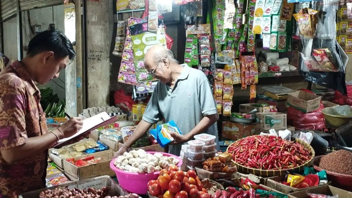 Cabai di pasar tradisional di Tabanan mengalami kenaikan jelang perayaan Idul Adha. (Ist)