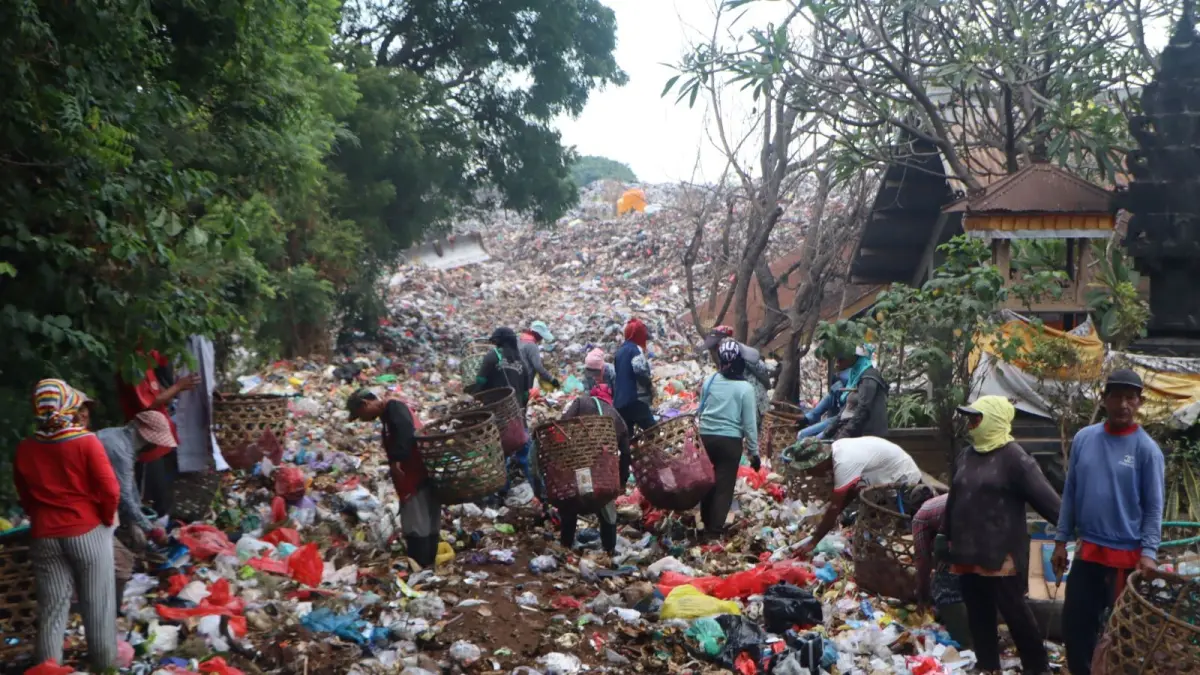 Kondisi TPA Bengkala yang berlokasi di Desa Bengkala, Kecamatan Kubutambahan, Buleleng. (Ist)