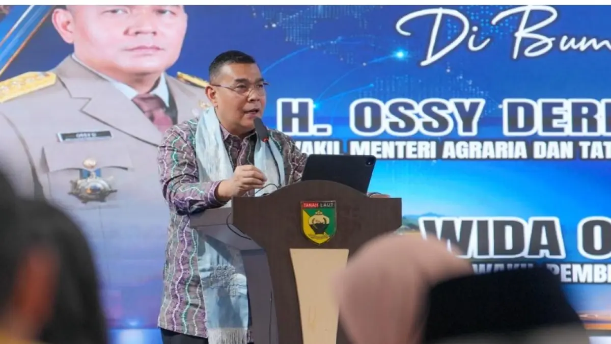 Wamen Ossy Ajak Pemkab Menguatkan GTRA untuk Selesaikan Masalah Pertanahan di Tanah Laut