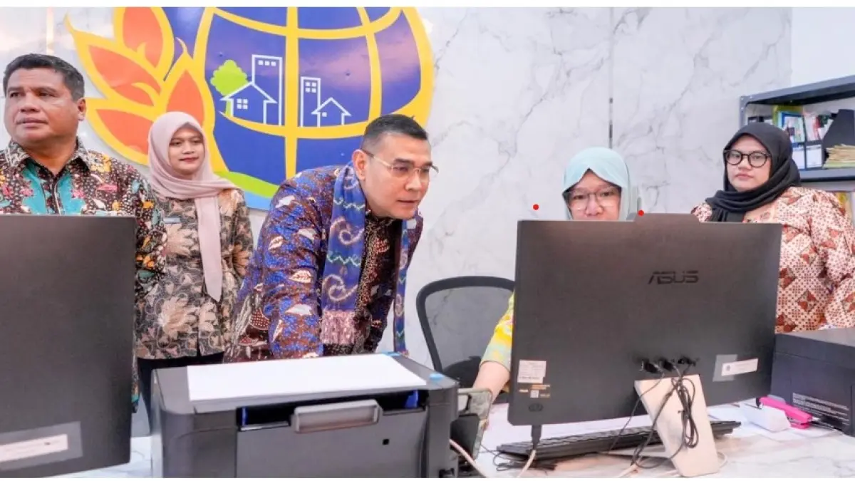 Wamen Ossy Tinjau PELATARAN di Kantah Kota Banjarbaru