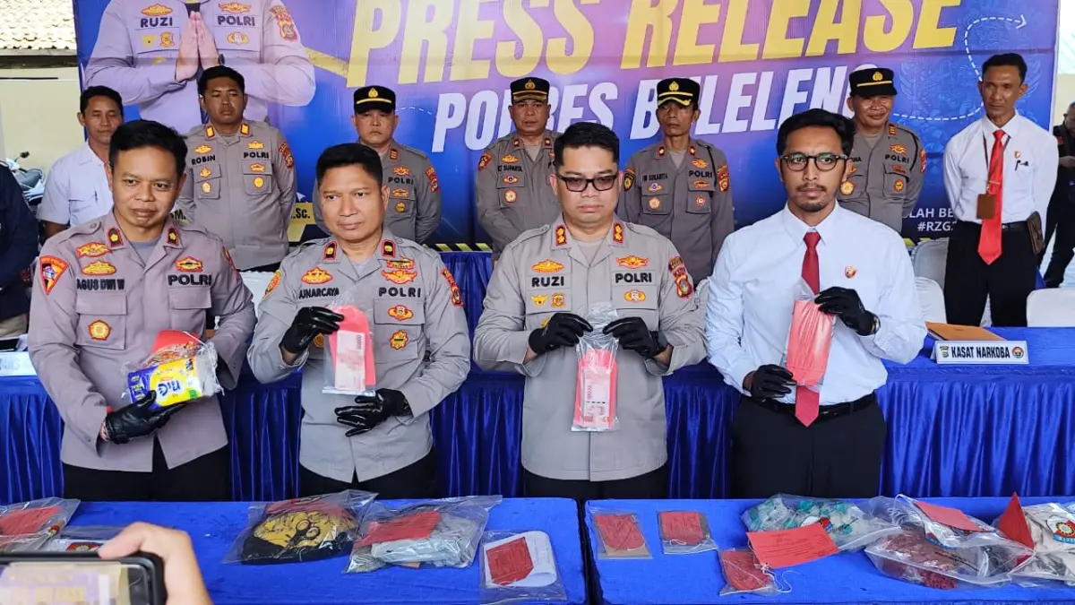Polres Buleleng ungkap peredaran uang palsu. (Dian/Bali Express)