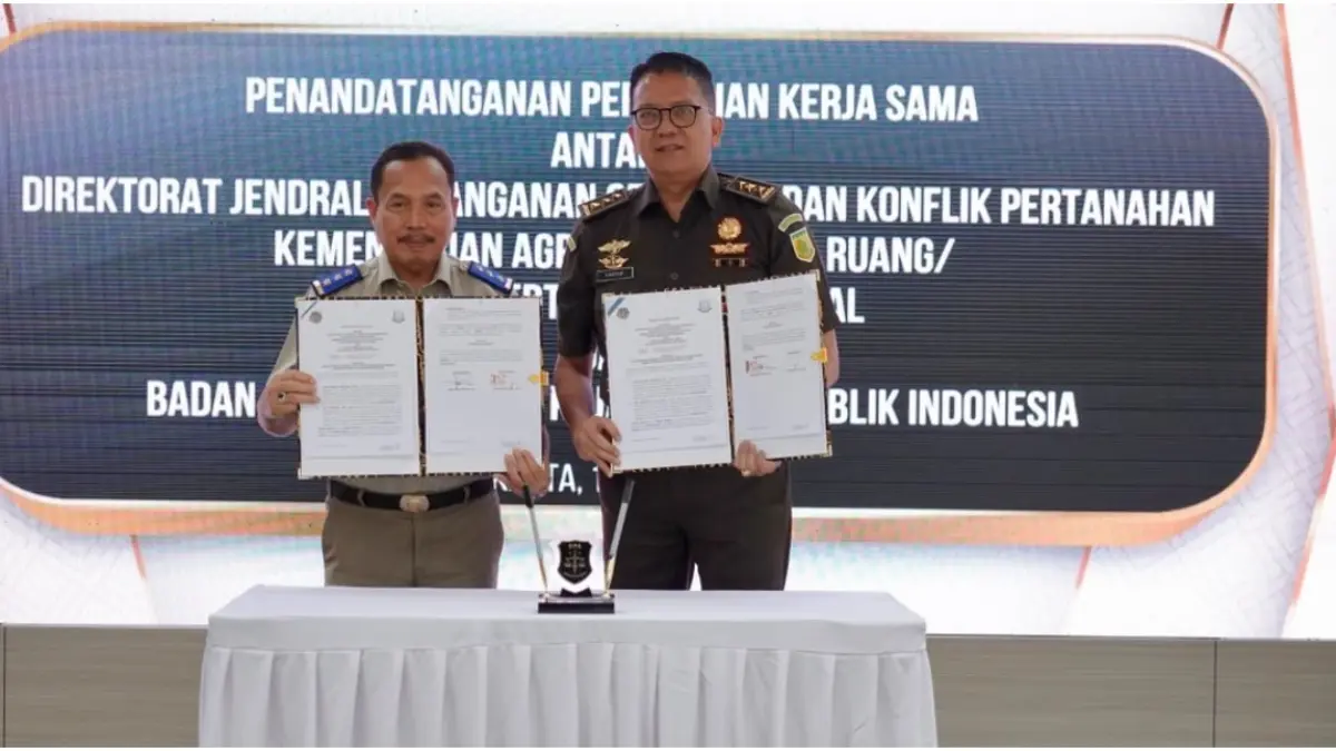 Kementerian ATR/BPN dan Kejaksaan Agung Perkuat Pengamanan Aset