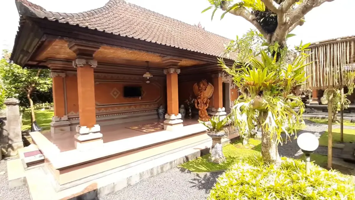 Arsitektur rumah adat Bali yang mengacu pada konsep asta kosala kosali