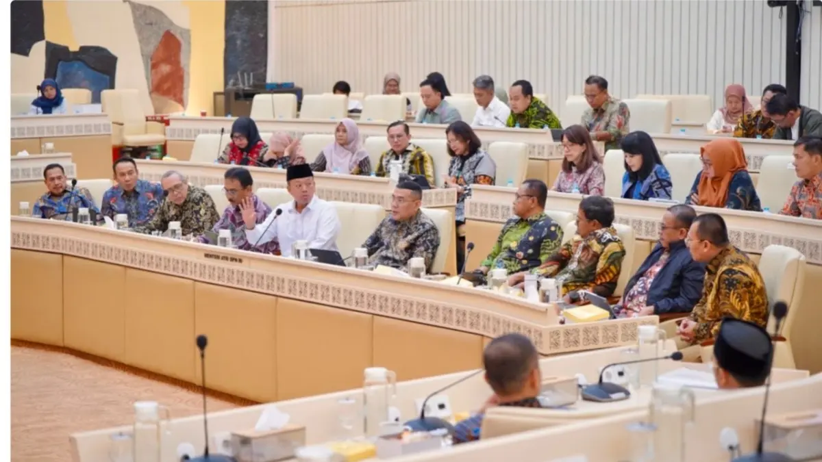 Bahas Rencana Kerja Tahun Anggaran 2027 dengan Komisi II DPR RI, Menteri Nusron Usulkan Pagu Anggaran Rp10 Triliun