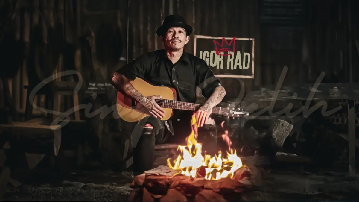 Igor Rad saat syuting video Klip 