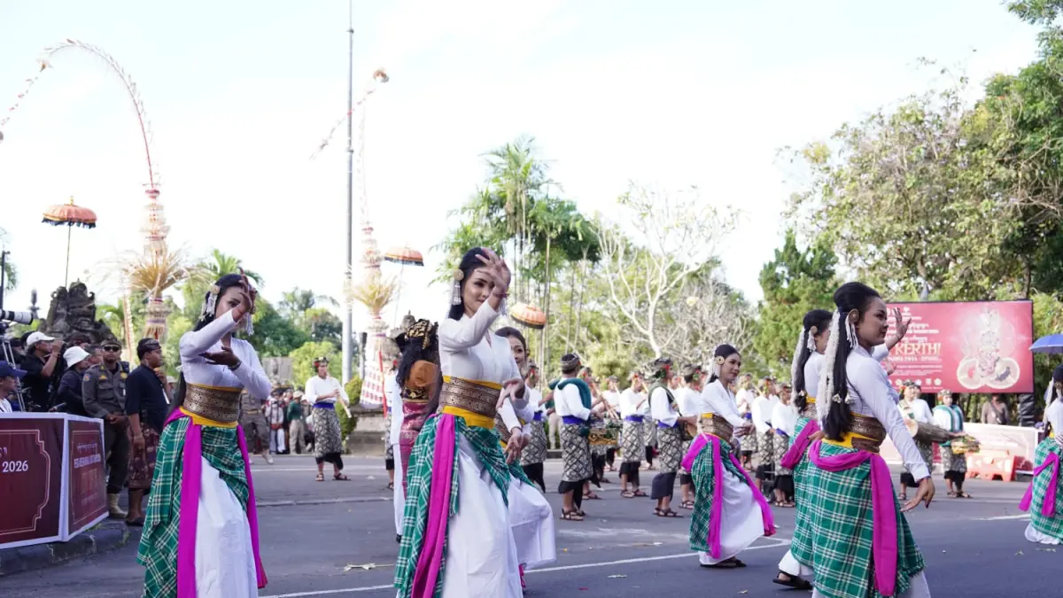 Tari Rerejangan Duta Kabupaten Gianyar yang Memahat Sastra Purba Menjadi Simfoni Pembebas Atman (ist)