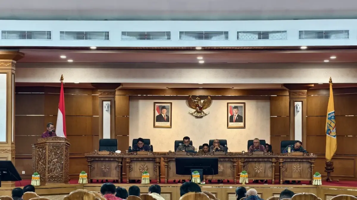 USULAN:&nbsp;Rapat Paripurna ke-41 Masa Persidangan III Tahun Sidang 2025-2026 DPRD Provinsi Bali, Jumat (19/6)