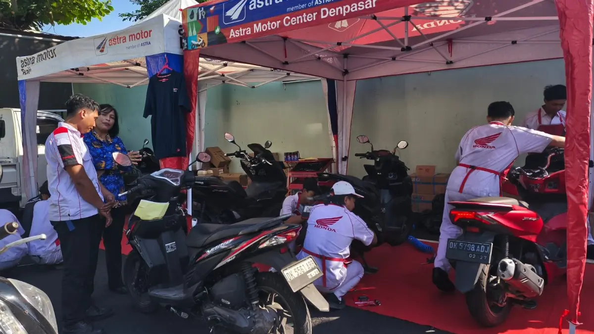 Bengkel Siaga Honda memberika service hemat di Renon. (Ist)
