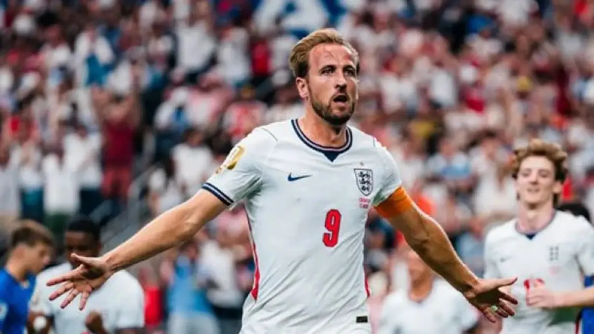 Kapten Timnas Inggris Harry Kane. (BBC/radarsurabaya.id)
